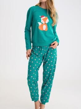 Lisca Nachtmode Foxy Green Pajama