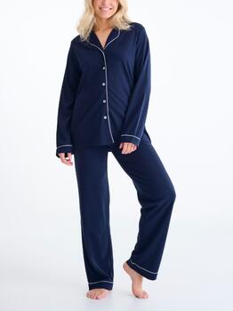 Lisca Nachtmode Tara Navy BLue Pajama
