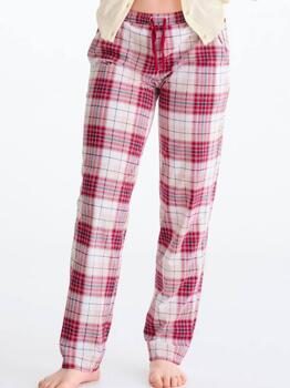 Lisca Nachtmode Cosy Nights Red Plaid Pyjama Pant