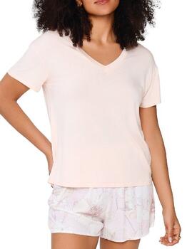 LingaDore Night 8408 Apricot/Print Shortama