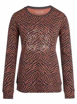 Charlie Choe Wild Nights Brown/Print Sleep Shirt