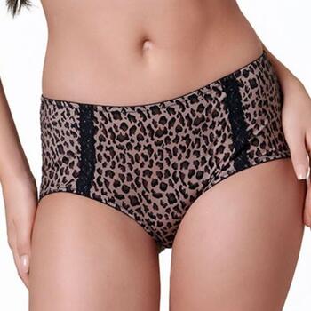 After Eden D-Cup & Up Giselle Animal Print High Waist Brief