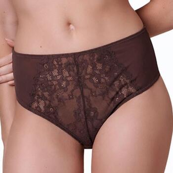 After Eden D-Cup & Up NF BO Dark Brown Thong