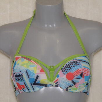 MARLIES DEKKERS SD YELLOW SUBMARINE Print/Green halter bikinitop