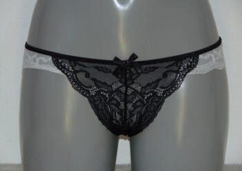 SAPPH SUPER SEXY lLILIAN black/Ivory Brazilian