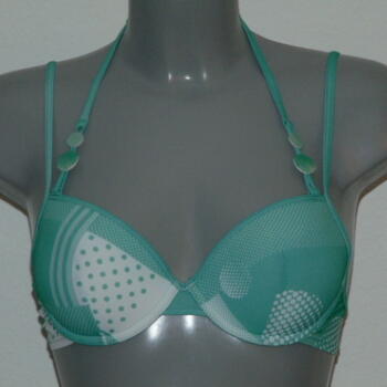 MARLIES DEKKERS SD PRINCESS OF POLKADOTS Green/White Push Up Bikinitop