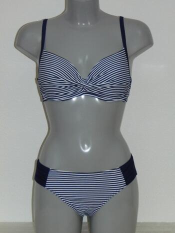 NICKEY NOBEL KARLY Navy/White voorgevormde bikini