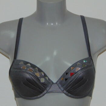 MARLIES DEKKERS LAGERTHAS REFLECTION Push up bikinitop Silver Grey