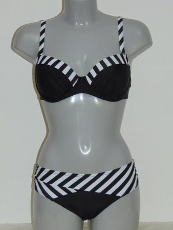 LENTIGGINI STRIPE Black bikini