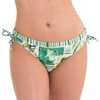 LINGADORE BEACH POSTES Green/Print brief