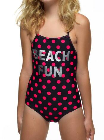 BOOBS & BLOOMERS BADMODE PIEN Black/Red badpak