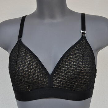 EVA NOIR DE NOIR Black wireless Bralette