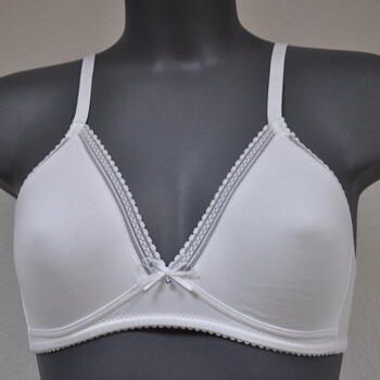 EVA SYBILLE White wireless bralette