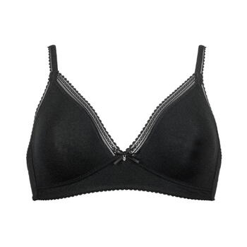 EVA SYBILLE Black wireless bralette