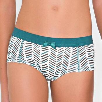 BOOBS & BLOOMERS LARA White/Green meiden short
