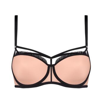 MARLIES DEKKERS MERINGUE Black & Pale Balconette bh