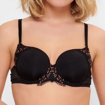 LINGADORE IN LOVE WITH EMBROIDERY Black/Copper Uni Fit bh