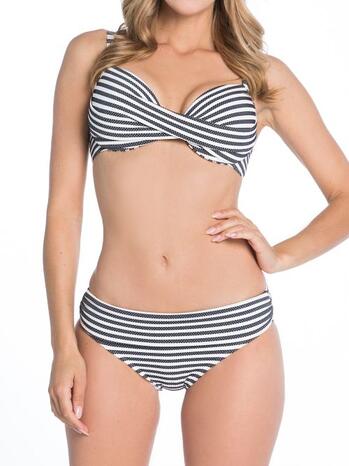 Bomain Luxury Stripe Marine Blauw Bikini