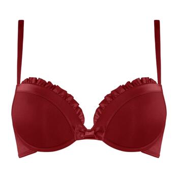 MARLIES DEKKERS CROUCHING TIGER Wine red Push Up bh