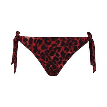 MARLIES DEKKERS BEACH PANTHERA Black And Red Tie and Bow Bikini broekje