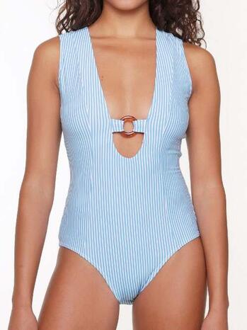 LINGADORE BEACH BLUE STRIPES Badingsuit