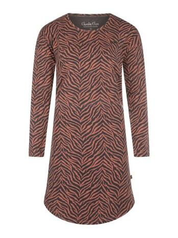 Charlie Choe Wild Nights Dames Nachthemd Bigshirt Terra Tijger