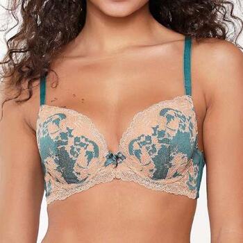 Lingadore Turquoise & Sand Turqoise/print Gel Push Up