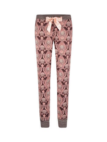 Charlie Choe Wild Hearted Pyjamabroek Bruin Roze Panters 