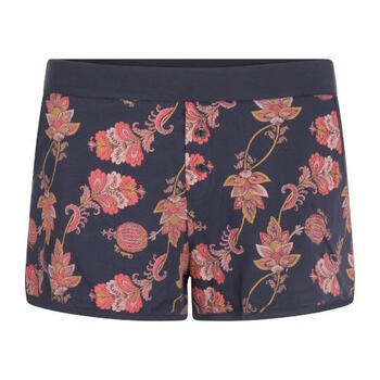 Charlie Choe Wild Flora Pyjama Short Indigo Blauw Bloemen 