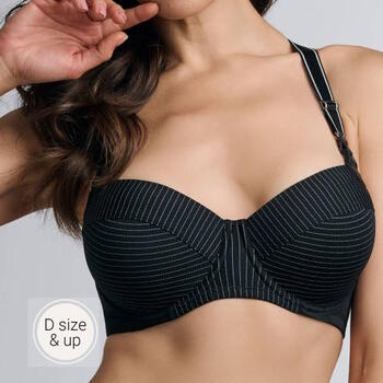 MARLIES DEKKERS GLORIA Black Pinstripe bh D & Up