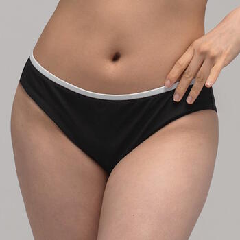 Anita Beach Gianna bikini slip zwart wit