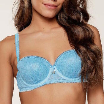 LingaDore Bonnie Blue Strapless Balconette bh