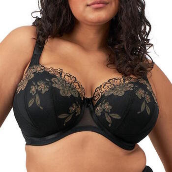 Elomi Teagan Voorgevormde Half Cup bh zwart