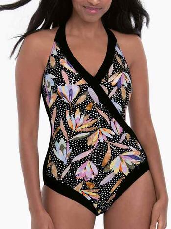 Anita Badmode Nuria Black Print Badpak