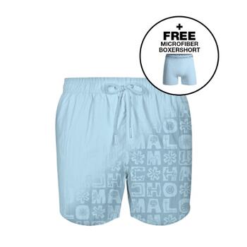 Muchachomalo Men Swimshort Print Blue