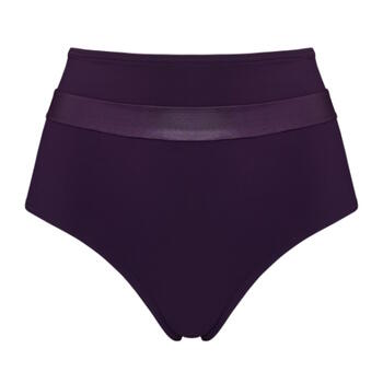 MARLIES DEKKERS BEACH SAMPLE CACHE COEUR Deep Purple High Waist Bikini Slip