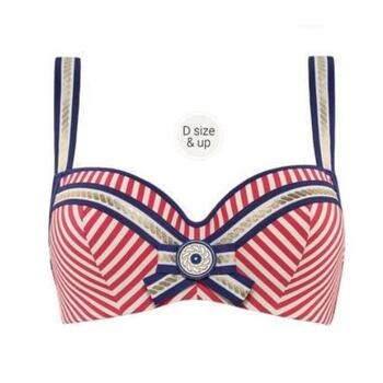 MARLIES DEKKERS BEACH SAMPLE VICTORIA Red/Print Bikini Top