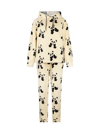 Charlie Choe Cozy Days Women Comfy Set Off White + Black