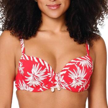 LingaDore Beach Voorgevormde Bikini top Leaf Stripe