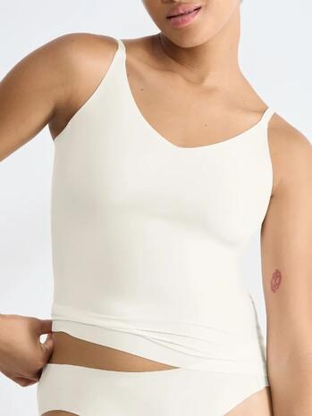 Sloggi ZERO Feel 2.0 Spaghetti Top Silk White