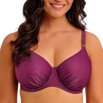 Fantasie Swim Paros Coast Berry Shimmer Uw Gathered Full Cup Bikini Top
