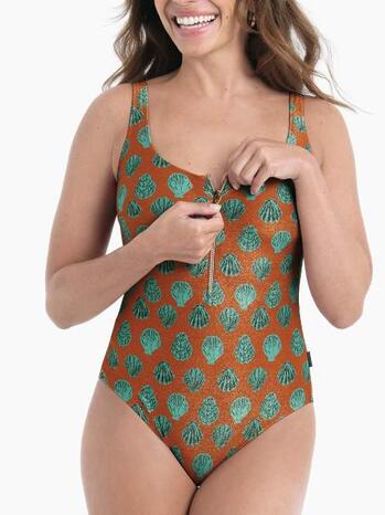 Rosa Faia Badmode Elouise Badpak Roestbruin