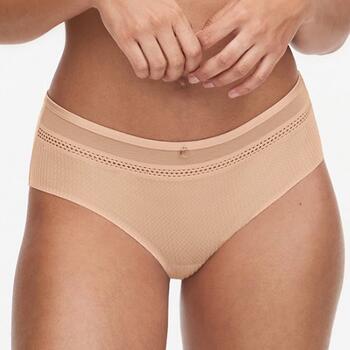 Chantelle Chic Essential Covering shorty Goudkleurig Beige