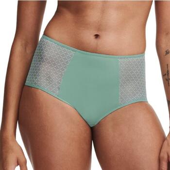 Chantelle Norah Chic High-Waisted Full Brief Trellis Green