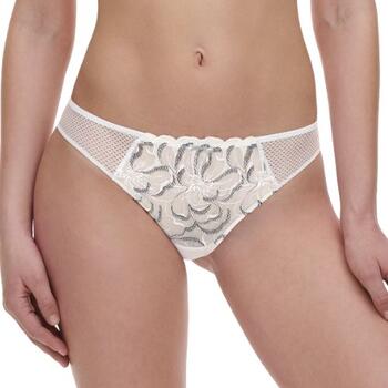 Chantelle Fleurs Tanga Milk / Black