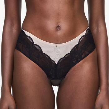 Chantelle Midnight flowers Shorty Zwart