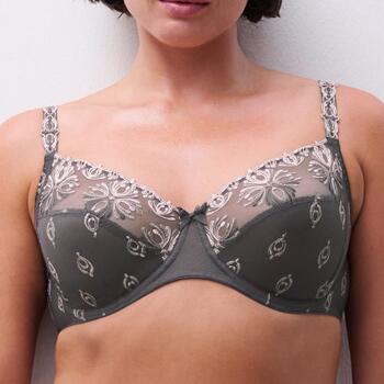 Chantelle Champs Elysees Very covering underwired bra Blushed ash