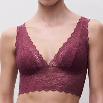 Chantelle Floral Touch Wirefree triangle foam bra Sienna
