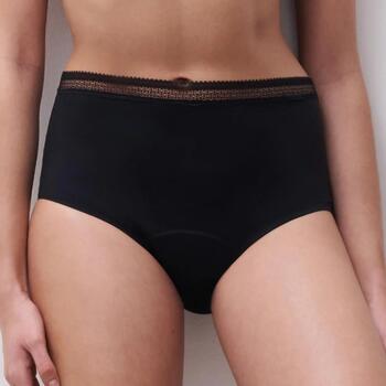 Chantelle Period Panty Graphic High-Waisted Full Brief Zwart