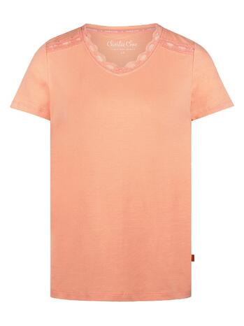 Charlie Choe N Amalfi Coast Women T-shirt Peach